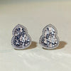 Wholesale Women's Geometric Copper Earrings With Silver Needles And Electroplating