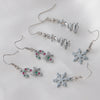 Wholesale Women's Geometric Copper Electroplated Christmas Earrings With 925 Silver Ear Needles