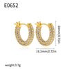 Wholesale Women's Geometric Copper Electroplated French Medieval Vintage Court Style Earrings