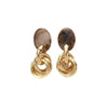 Wholesale Women's Geometric Copper Electroplated Ring Earrings
