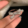 Wholesale Women's Geometric Copper Light Luxury Ring With Real Gold Electroplated
