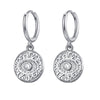 Wholesale Women's Geometric Copper Plated With Real Gold Devil's Eye Earrings