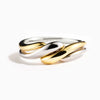 Wholesale Women's Geometric Copper Ring With Electroplating Niche Style