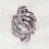 Wholesale Women's Geometric Copper Ring With Zirconia Fashion Art Design