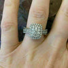 Wholesale Women's Geometric Copper Ring With Zirconia For Fashionable And Elegant Jewelry