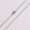 Wholesale Women's Geometric Cross Chain Necklace Titanium Steel Electroplated