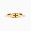 Wholesale Women's Geometric Cross Ring Silver 925 Sterling Silver Electroplated