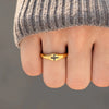 Wholesale Women's Geometric Cross Ring Silver 925 Sterling Silver Electroplated
