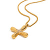Wholesale Women's Geometric Cross Titanium Steel And Stainless Steel Electroplated Necklace Jewelry