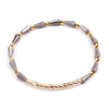 Wholesale Women's Geometric Crystal Beaded Elastic Bracelet