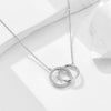 Wholesale Women's Geometric Diamond Cross Chain Necklace Made Of 925 Sterling Silver