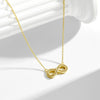 Wholesale Women's Geometric Diamond Microinlaid S925 Sterling Silver Cross Chain Necklace