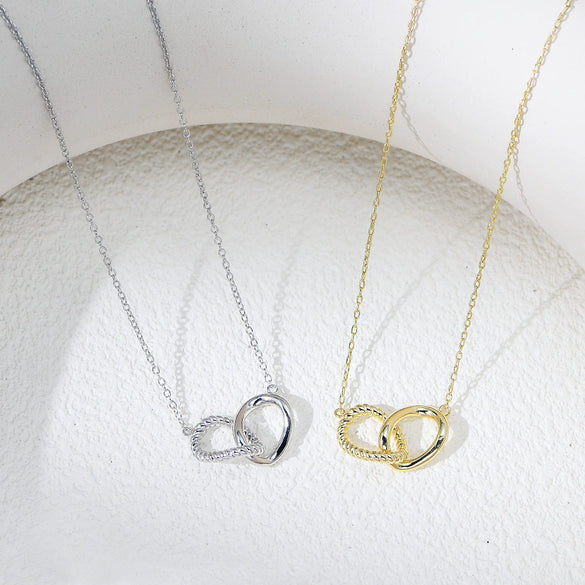 Wholesale Women's Geometric Diamond S925 Sterling Silver Cross Chain Necklace