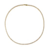 Wholesale Women's Geometric Diamond S925 Sterling Silver Goldplated Tennis Necklace