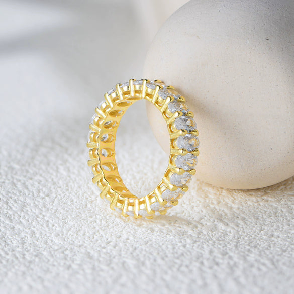 Wholesale Women's Geometric Diamond S925 Sterling Silver Ring