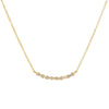 Wholesale Women's Geometric Diamond 925 Sterling Silver Rectangular Zircon Smile Pendant Cross Chain Necklace
