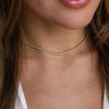 Wholesale Women's Geometric Diamond 925 Sterling Silver Tennis Clavicle Chain Necklace