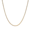 Wholesale Women's Geometric Diamond 925 Sterling Silver Tennis Clavicle Chain Necklace