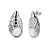 Wholesale Women's Geometric Earrings With Vacuum Real Gold Plating In Pvd Furnace And Original Design