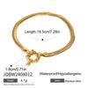 Wholesale Women's Geometric Electroplated Jewelry Set With Titanium Steel Pendant And Stainless Steel Accessories