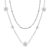 Wholesale Women's Geometric Electroplated Stainless Steel Accessories Set Of Earrings Necklaces And Bracelets