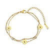 Wholesale Women's Geometric Electroplated Stainless Steel Accessories Set Of Earrings Necklaces And Bracelets