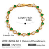 Wholesale Women's Geometric Electroplated Stainless Steel Bracelet Jewelry