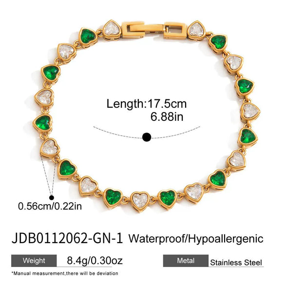 Wholesale Women's Geometric Electroplated Stainless Steel Bracelet Jewelry
