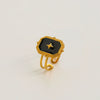 Wholesale Women's Geometric Electroplated Stainless Steel Open Ring Jewelry Hand Accessory