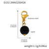 Wholesale Women's Geometric Ferris Wheel Heart Enamel Multiaccessory Necklace 18K Gold Plated Stainless Steel And Titanium Steel