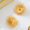 Wholesale Women's Geometric Floral Alloy Electroplated Earrings Accessories