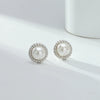 Wholesale Women's Geometric Freshwater Pearl S925 Sterling Silver Earrings
