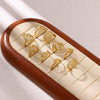 Wholesale Women's Geometric Fruit Stainless Steel Ring Inlaid With 18K Gold Light Luxury Style Accessories