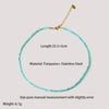 Wholesale Women's Geometric Gold Plated Stainless Steel Beaded Layered Necklace With Snake Chain