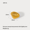 Wholesale Women's Geometric Heart Flower Rhombus Animal Zodiac Stainless Steel 18K Gold Plated Ring Jewelry