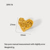 Wholesale Women's Geometric Heart Flower Rhombus Animal Zodiac Stainless Steel 18K Gold Plated Ring Jewelry