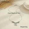 Wholesale Women's Geometric Heart Pendant Stainless Steel 18K Electroplated Necklace