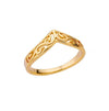 Wholesale Women's Geometric Heartshaped And Fruitshaped Inlaid With Gold Copper Ring Accessories