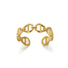 Wholesale Women's Geometric Heartshaped And Fruitshaped Inlaid With Gold Copper Ring Accessories