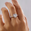Wholesale Women's Geometric Heartshaped Copper Electroplated Ring Jewelry Accessory