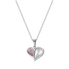 Wholesale Women's Geometric Heartshaped Ice Cream Necklace With Electroplated Calendering Chain