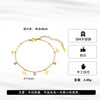 Wholesale Women's Geometric Heartshaped Rhinestone Stainless Steel Electroplated Bracelet