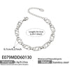 Wholesale Women's Geometric Hollow Flowershaped Stainless Steel Electroplated Bracelet