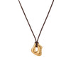 Wholesale Women's Geometric Hollow Stainless Steel Electroplated Pendant Necklace