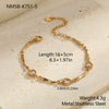 Wholesale Women's Geometric Inlaid Color Zircon 18K Stainless Steel Electroplated Bracelet Light Luxury Highend Jewelry