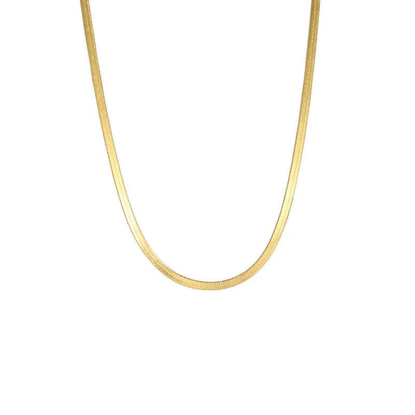 Wholesale Women's Geometric Ins Style Stainless Steel Pearl 18K Gold Plated Stacking Necklace Jewelry Set