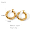 Wholesale Women's Geometric Irregular Copper Electroplated Fashion Commuter Earrings