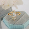 Wholesale Women's Geometric Light Luxury S925 Silver Ring With Zircon And Electroplating