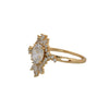 Wholesale Women's Geometric Light Luxury S925 Silver Ring With Zircon And Electroplating