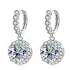 Wholesale Women's Geometric Light Luxury Shiny Copper Earrings